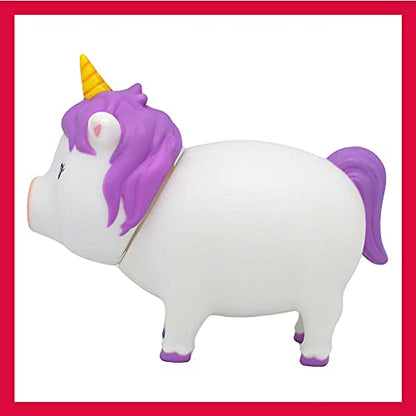 LILALU - Salvadanaio a forma di unicorno, grande, con testa girevole, grande salvadanaio a forma di unicorno LILALU - Salvadanaio a forma di unicorno, grande, con testa girevole, grande salvadanaio a forma di unicorno