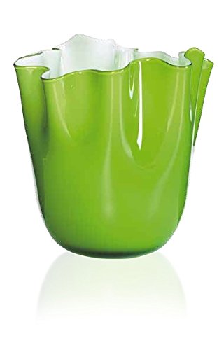 Scherzer - Vaso "Incanto" in Vetro Incamiciato Verde Mela