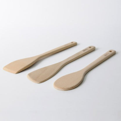 Alessi - Wooden Spoon, Skimmer and Spatula Set