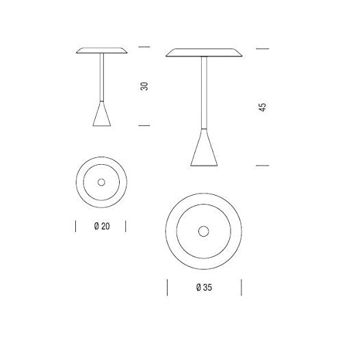 Nemo - Euga Design H45 "Panama" lamp