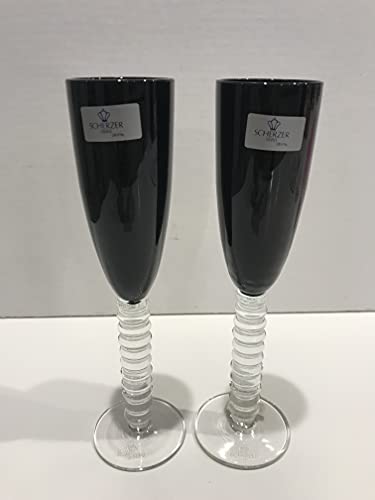 Scherzer - Set of 2 Black Liquor Glasses