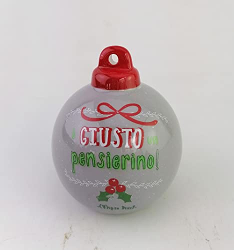 Villa d'Este Home Tivoli - Ceramic Christmas Ball 9.5cm