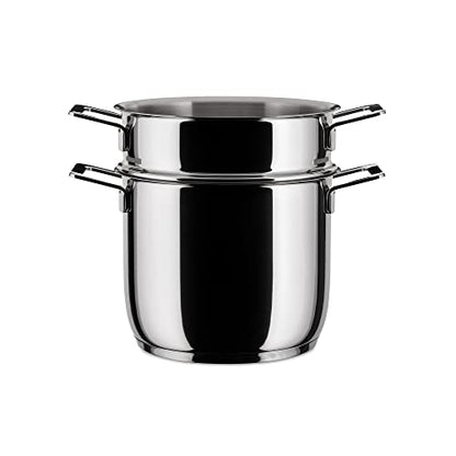 Alessi - Set Pasta "Pots&Pans" in Acciaio Inox