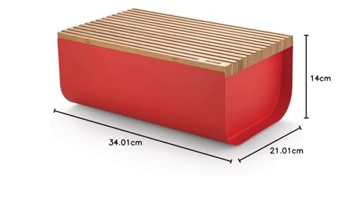 Alessi - Cassetta per Pane "Mattina" Rosso