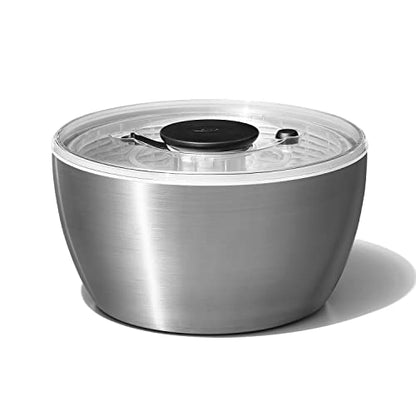 OXO - Centrifuga per Insalata in Acciaio Inox