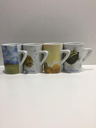 Generico MUG 4 PEZZI DECORI ASSORTITI