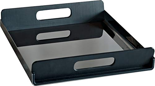 Alessi - Rectangular Tray "Vassily" in Black Stainless Steel