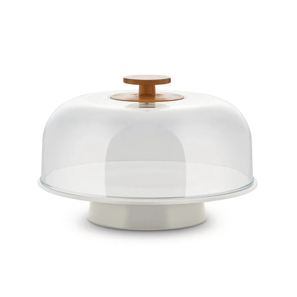 Alessi — Mattina BG06 WG | Alzata in porcellana Warm Grey — Alessi