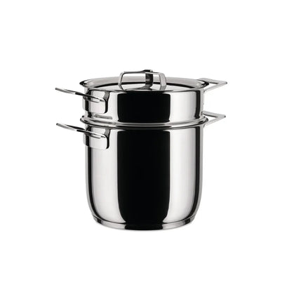 Alessi — Pots&Pans AJM306SET | Pasta-set in acciaio inox 18/10 Jasper