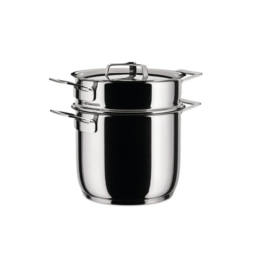 Alessi — Pots&Pans AJM306SET | Pasta-set in acciaio inox 18/10 Jasper