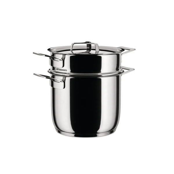 Alessi — Pots&Pans AJM306SET | Pasta-set in acciaio inox 18/10 Jasper — Alessi