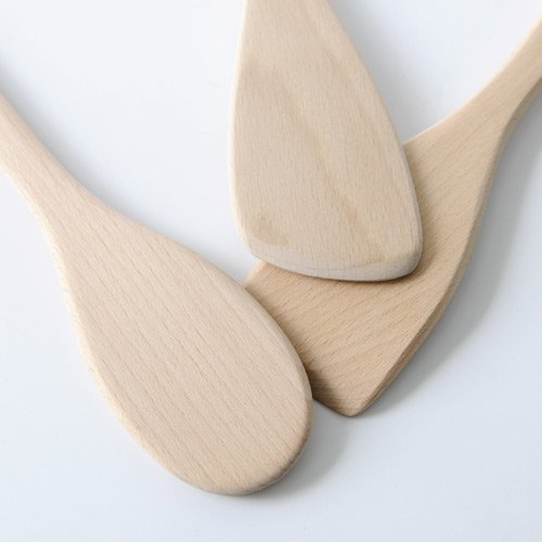 Alessi - Wooden Spoon, Skimmer and Spatula Set