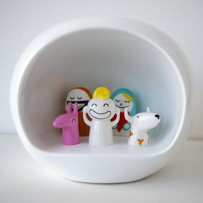 Alessi - White Nativity Scene