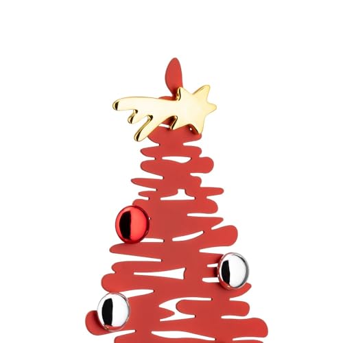 Alessi - Albero di Natale "Bark" di Design Rosso in Acciaio