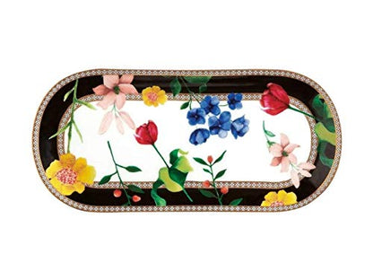 Maxwell &amp; Williams - Oval Tray "Contessa" 25x11.5 Black