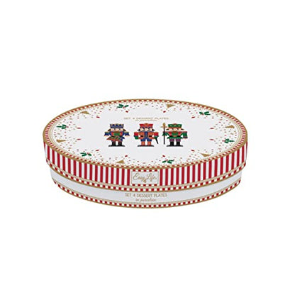 Easy Life - Set 4 Piatti Dessert Natale