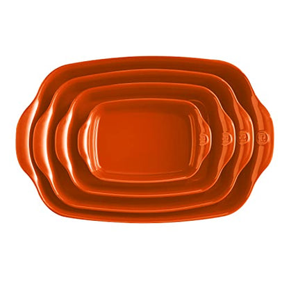 Emile Henry - Rectangular Baking Tray 36.5 x 23.5 cm Tuscany