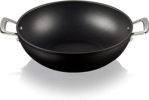 Le Creuset - Wok in alluminio forgiato, antiaderente, 32 cm