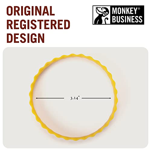 Monkey Business - "Mafaldine" Yellow Rubber Bands