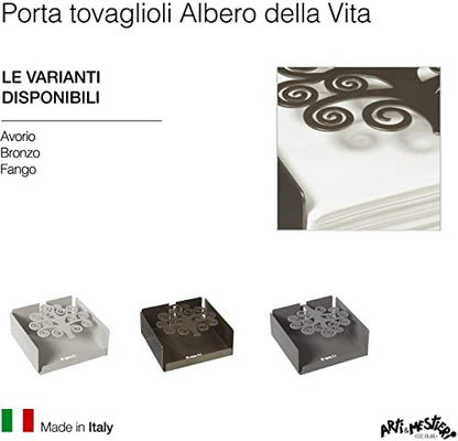 Arti & Mestieri - Porta Tovaglioli "Albero della Vita"