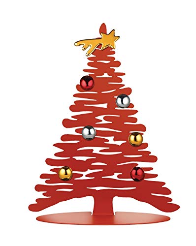 Alessi - Albero di Natale "Bark" di Design Rosso in Acciaio