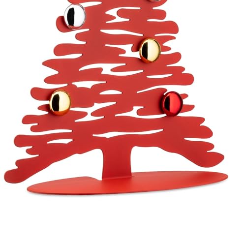 Alessi - Albero di Natale "Bark" di Design Rosso in Acciaio