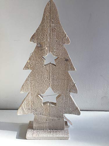 Mascagni - Albero Led 34cm in Legno Natale