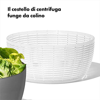 OXO - Centrifuga per Insalata in Acciaio Inox