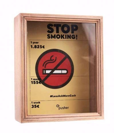 Pusher - Salvadanaio "Stop Smoking"