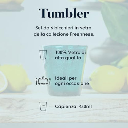 Tumbler - Set of 6 Glasses