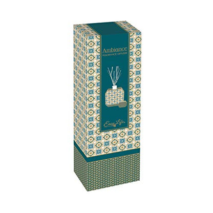 Easy Life - Diffusore Profumo 10,5 x 4 x 15 cm in Porcellana, Multicolore