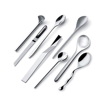 Alessi - Set 8 Cucchiaini da Caffè in Acciaio Inox