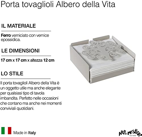 Arti & Mestieri - Porta Tovaglioli "Albero della Vita"