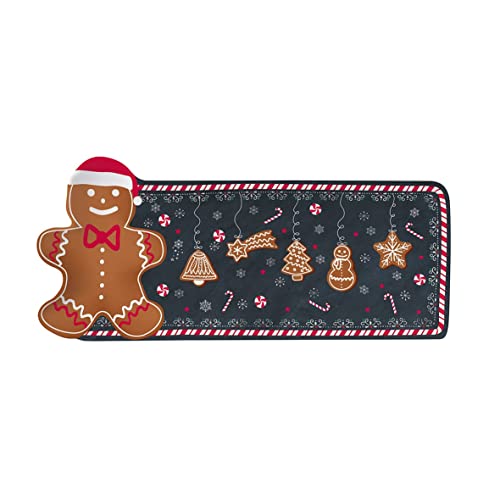 Easy Life - Piatto da Portata 36x16 cm Natale