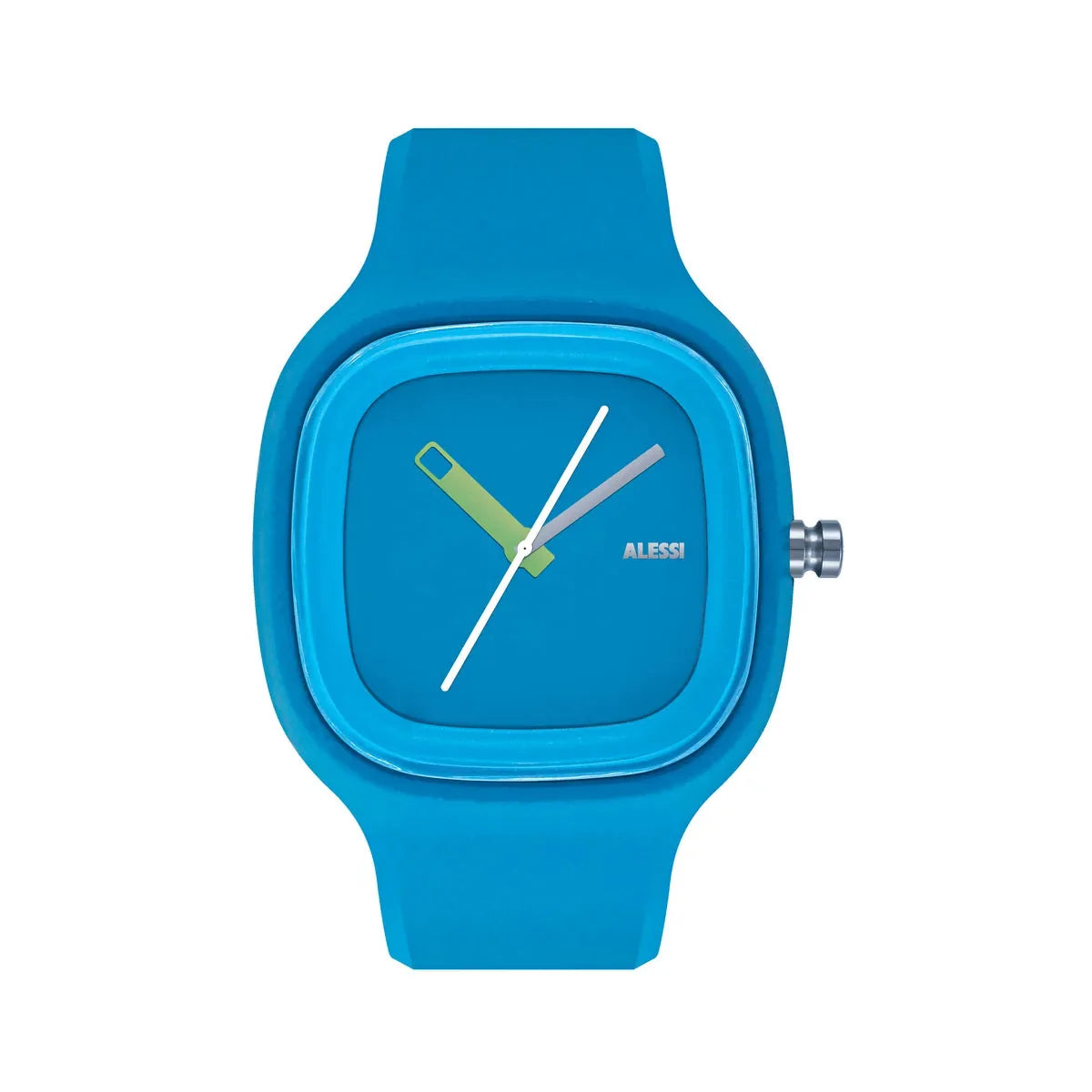 Alessi — Kaj AL10012 | Orologio da polso in poliuretano azzurro