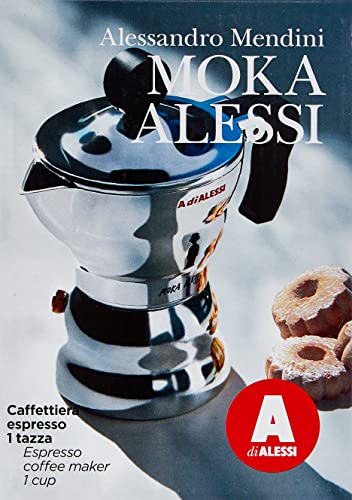 Alessi - Moka Caffettiera Espresso in Fusione di Alluminio Nero