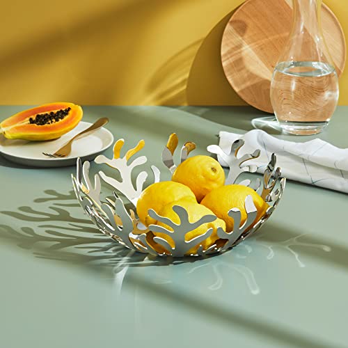 Alessi - "Mediterraneo" Fruit Bowl in Stainless Steel