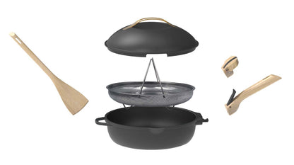 Cookut - The Fabulous 8-in-1 Frying Pan Black 28cm