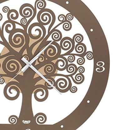 Arts &amp; Crafts - "Tree of Life" Wall Clock 55cm