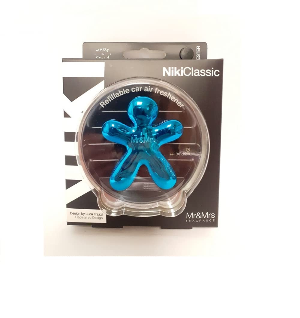 Mr&Mrs - Diffusore per Auto "Niki" Profumo Blu Cobalto Equilibrium