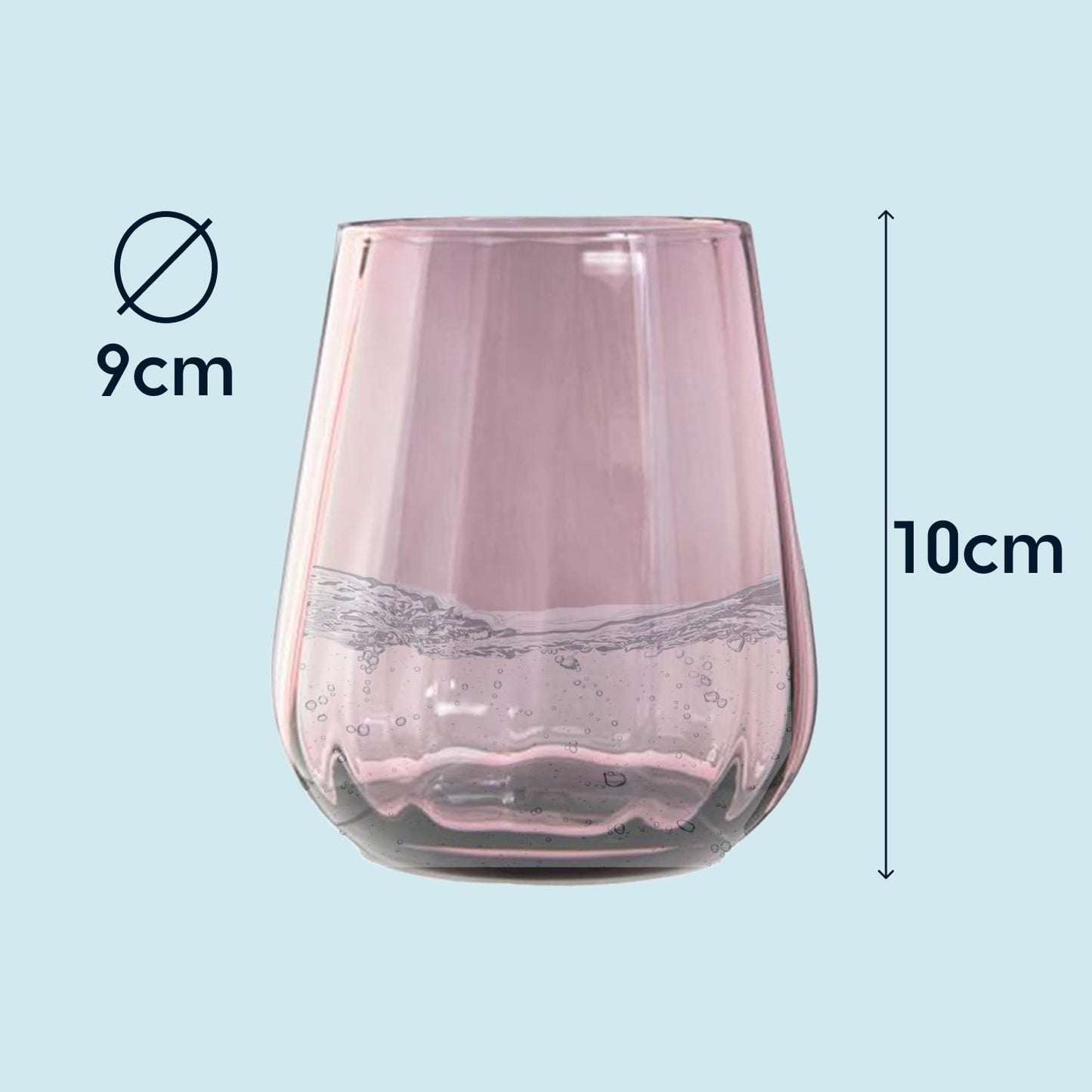 Livellara - Set of 6 "Tumbler" Glasses