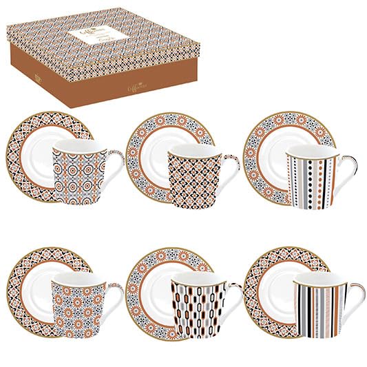 Easy Life - Set of 6 Coffee Cups