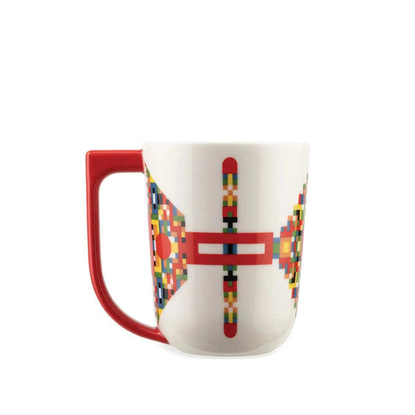 Alessi — Holyhedrics ESA09 1 | Mug in porcellana decorata Salmistraro — Alessi