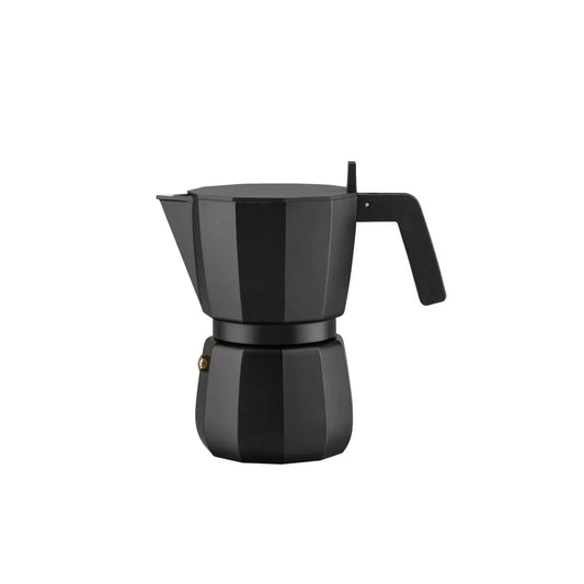 Alessi — DC06/6 B | Moka Espresso Chipperfield Nera 6 Tazze