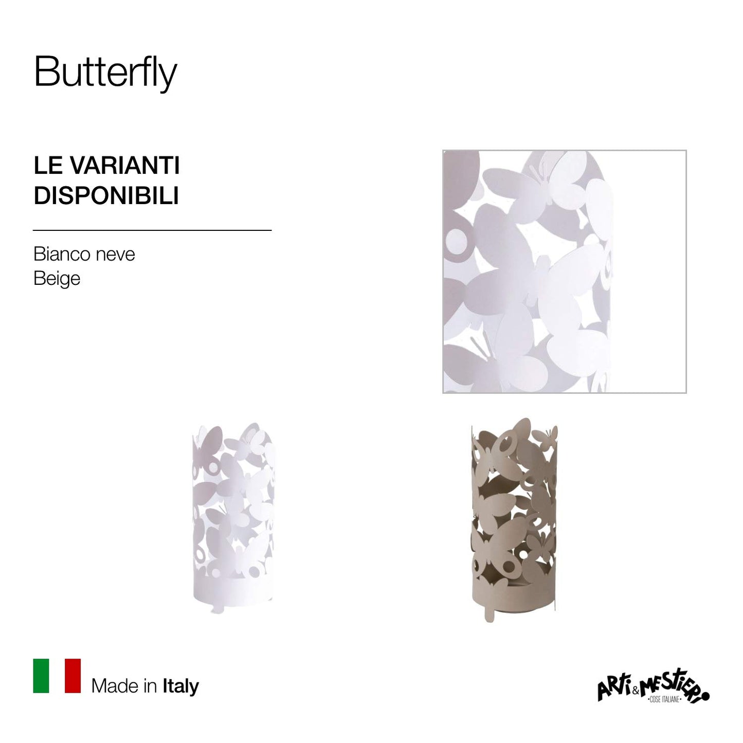 Arti & Mestieri - Porta Ombrelli "Butterfly"