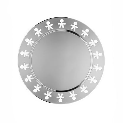 Alessi - Round Tray with Perforated Edge "Girotondo" in Stainless Steel