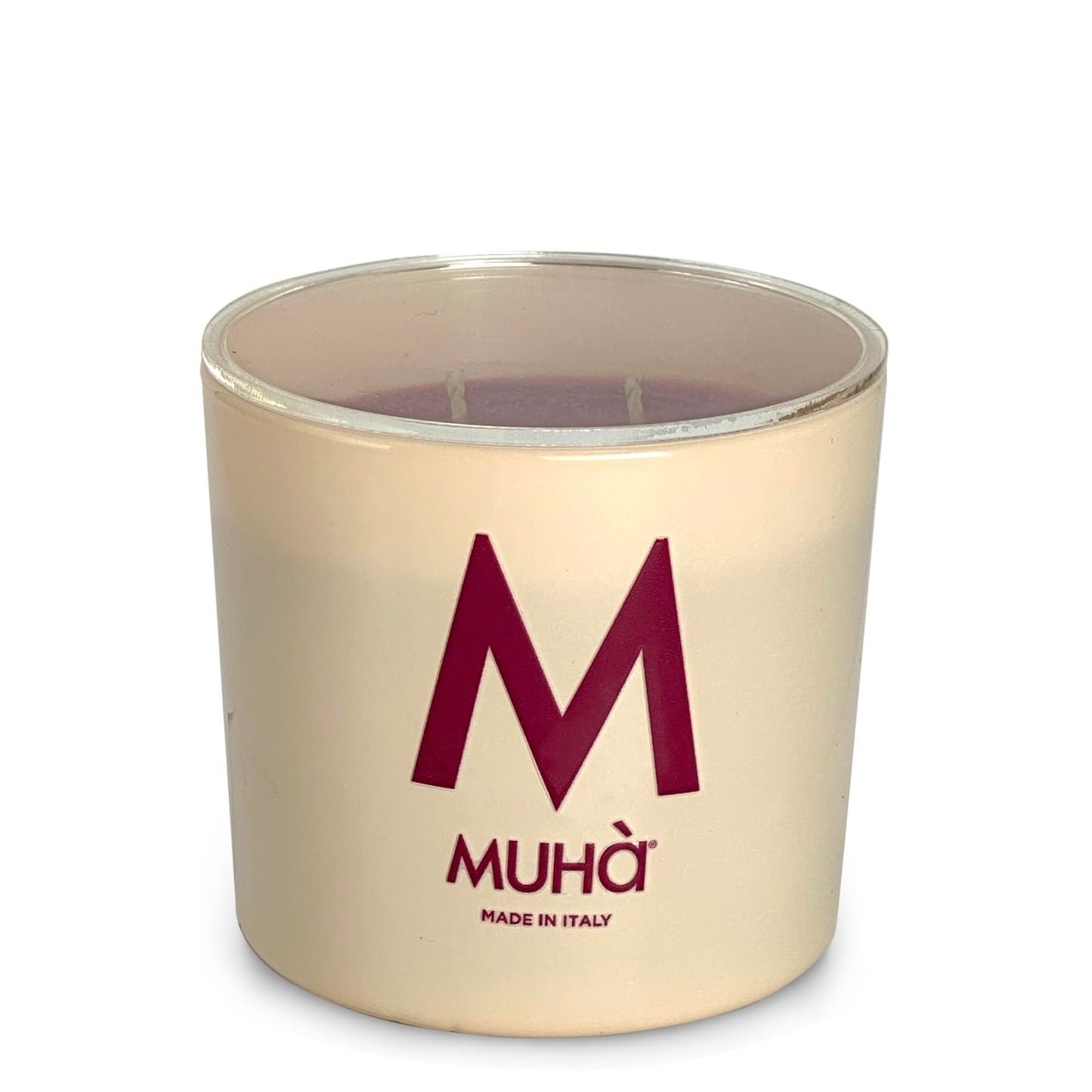 Muhà - Candela Profumata in Vetro Beige 270gr "Uva e Fico"