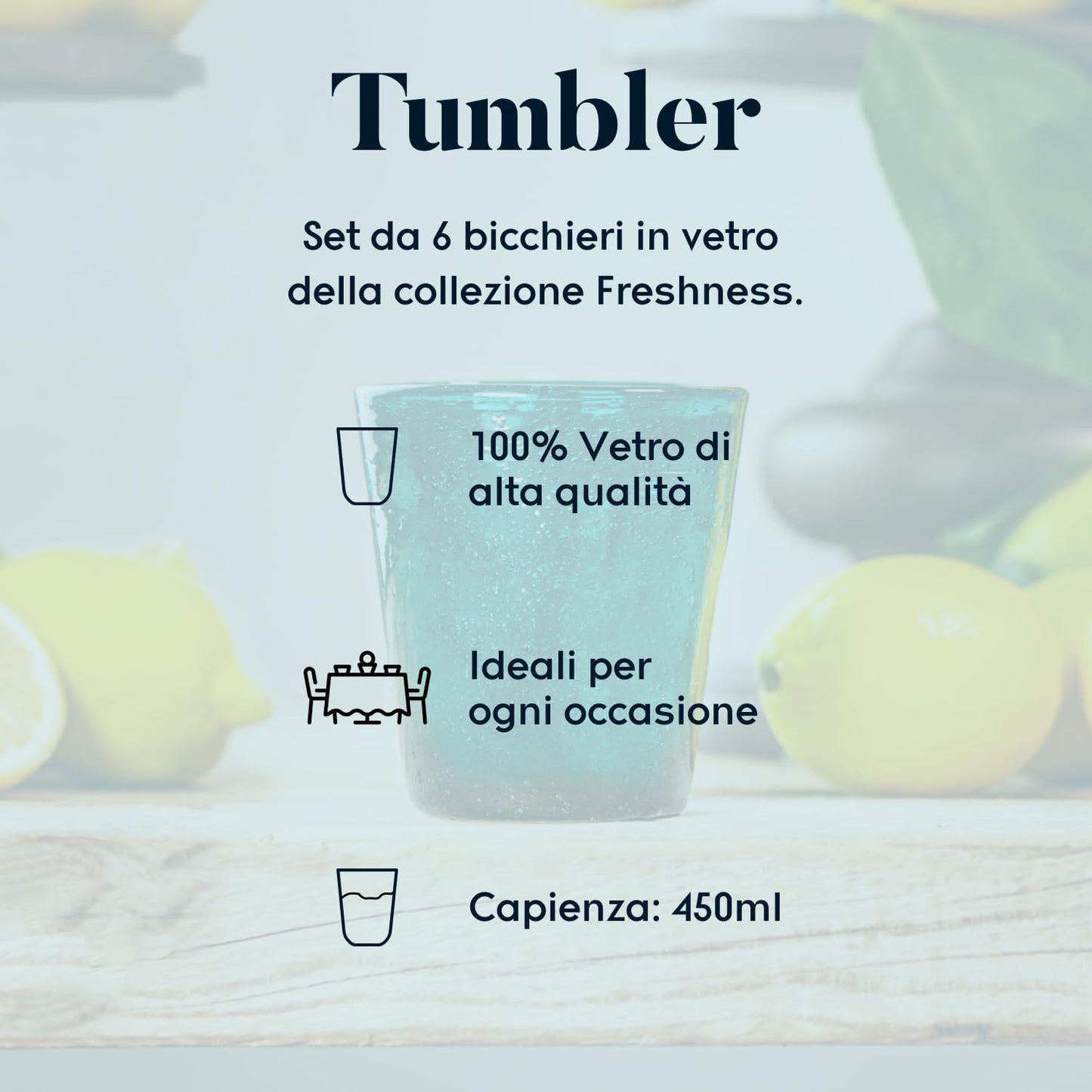 Tumbler - Set of 6 Glasses