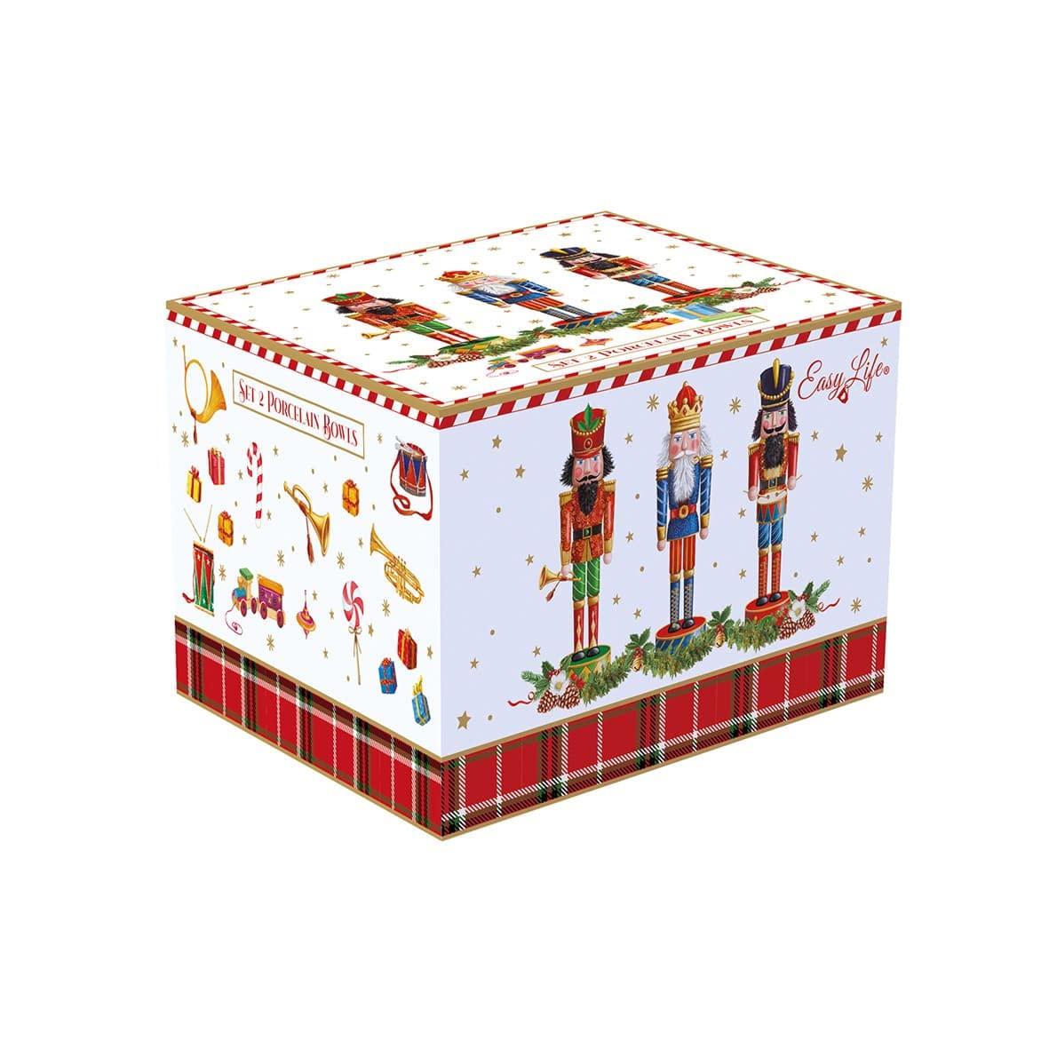 Easy Life - Set 2 Ciotole Vintage Natale