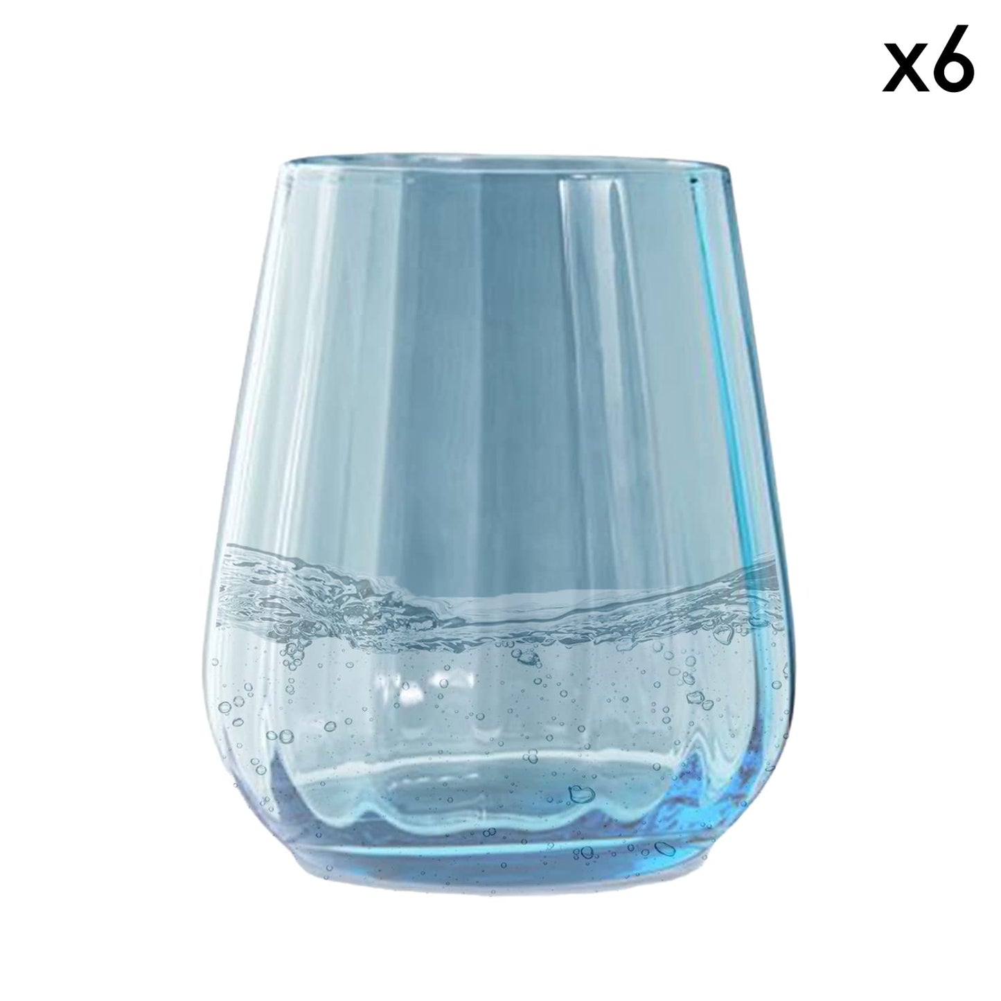 Livellara - Set of 6 "Tumbler" Glasses